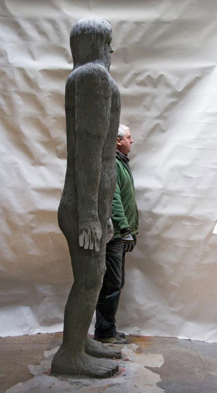 Albino Big Foot - sculpture